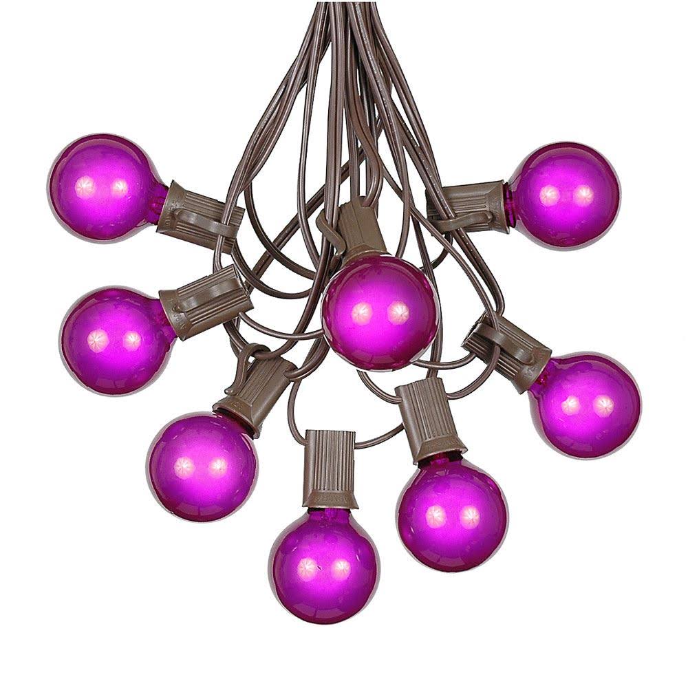 G40 Patio String Lights with 125 Purple Globe Bulbs – Outdoor String Lights – Market Bistro Cafe Hanging String Lights – Patio QAIWT7_31RB G40 Patio String Lights with 125 Purple Globe Bulbs – Outdoor String Lights – Market Bistro Cafe Hanging String Lights – Patio QAIWT7_31RB