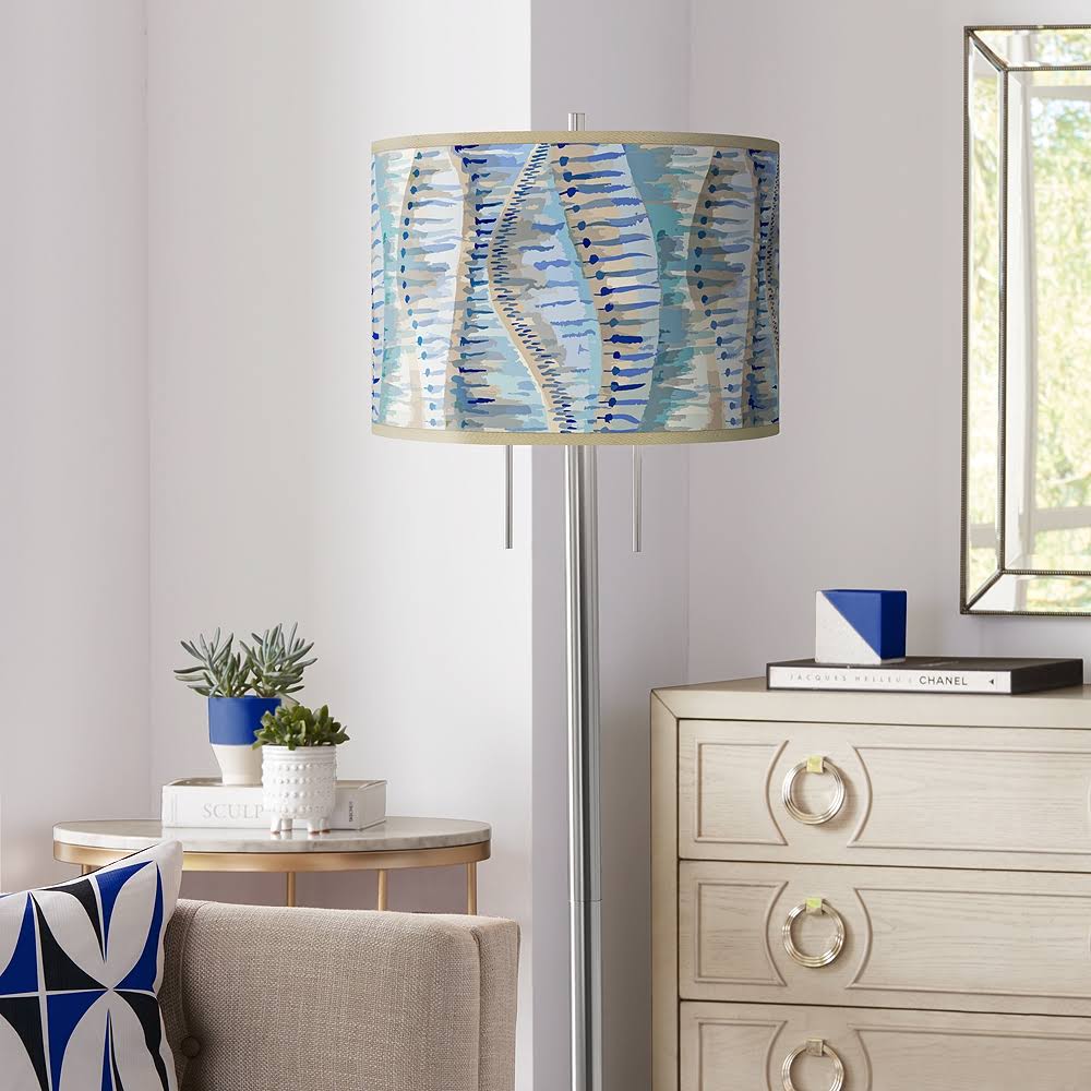 Giclee Glow Siren Giclee Brushed Nickel Garth Floor Lamp, GRCT5T_POY0 Giclee Glow Siren Giclee Brushed Nickel Garth Floor Lamp, GRCT5T_POY0