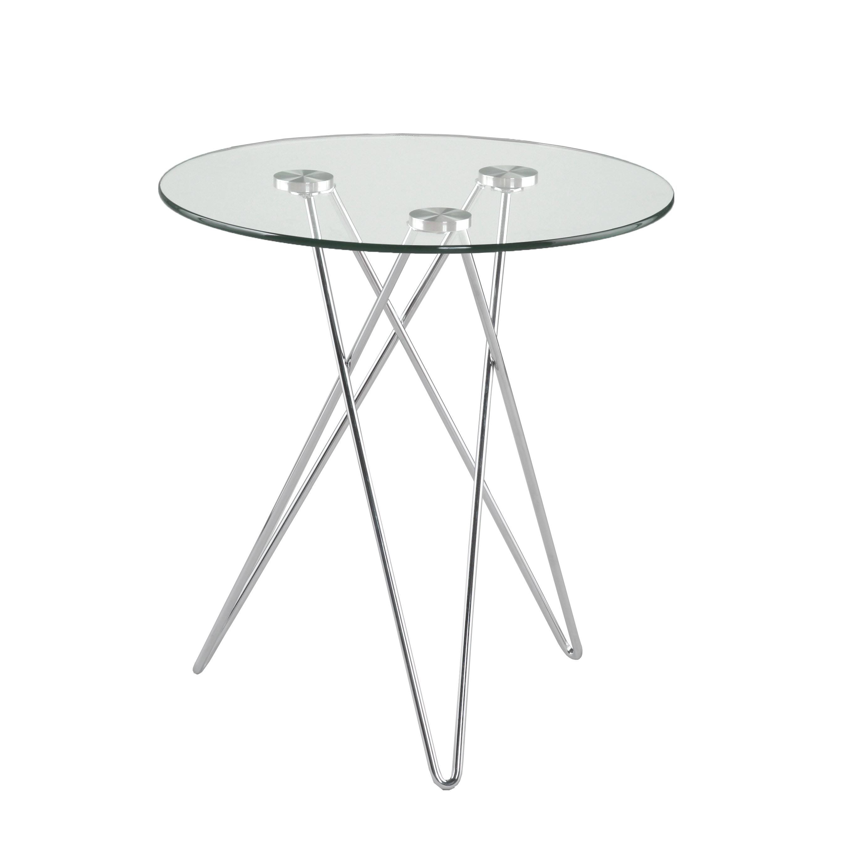 Euro Style | Zoey Side Table - Clear Glass | 21240 | UGJNRB_DUIT Euro Style | Zoey Side Table - Clear Glass | 21240 | UGJNRB_DUIT