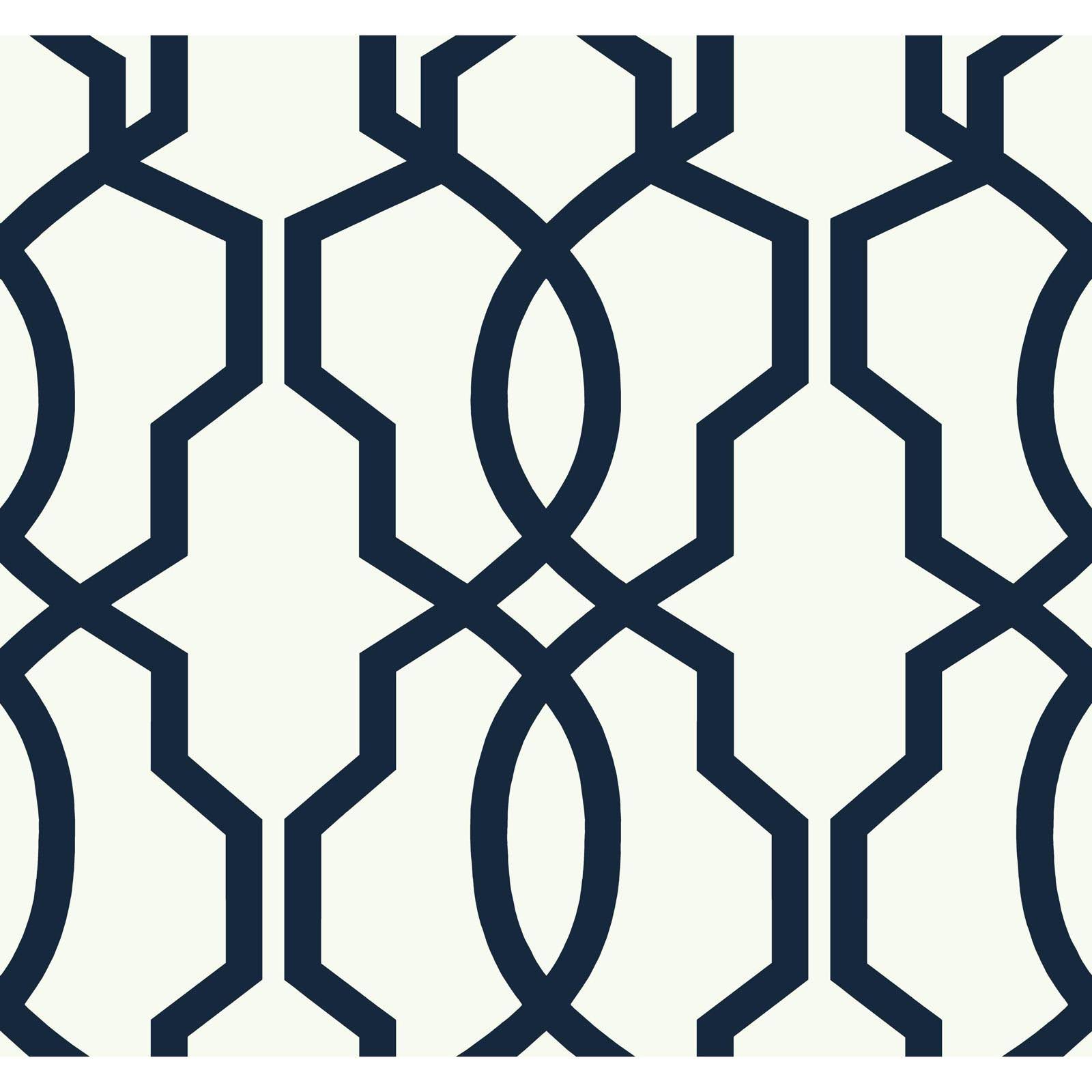 York Wallcoverings GE3664 Ashford Geometrics Hourglass Trellis Wallpaper, Navy Blue/0UX7UL_6NDW York Wallcoverings GE3664 Ashford Geometrics Hourglass Trellis Wallpaper, Navy Blue/0UX7UL_6NDW