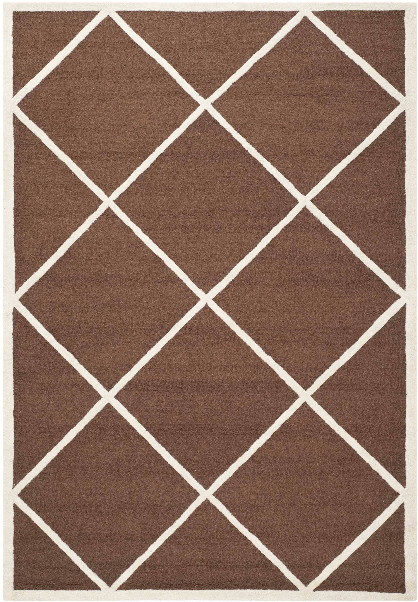 Safavieh Cambridge Dark Brown Ivory 6' x 9' ZSQXP3_EZQB
