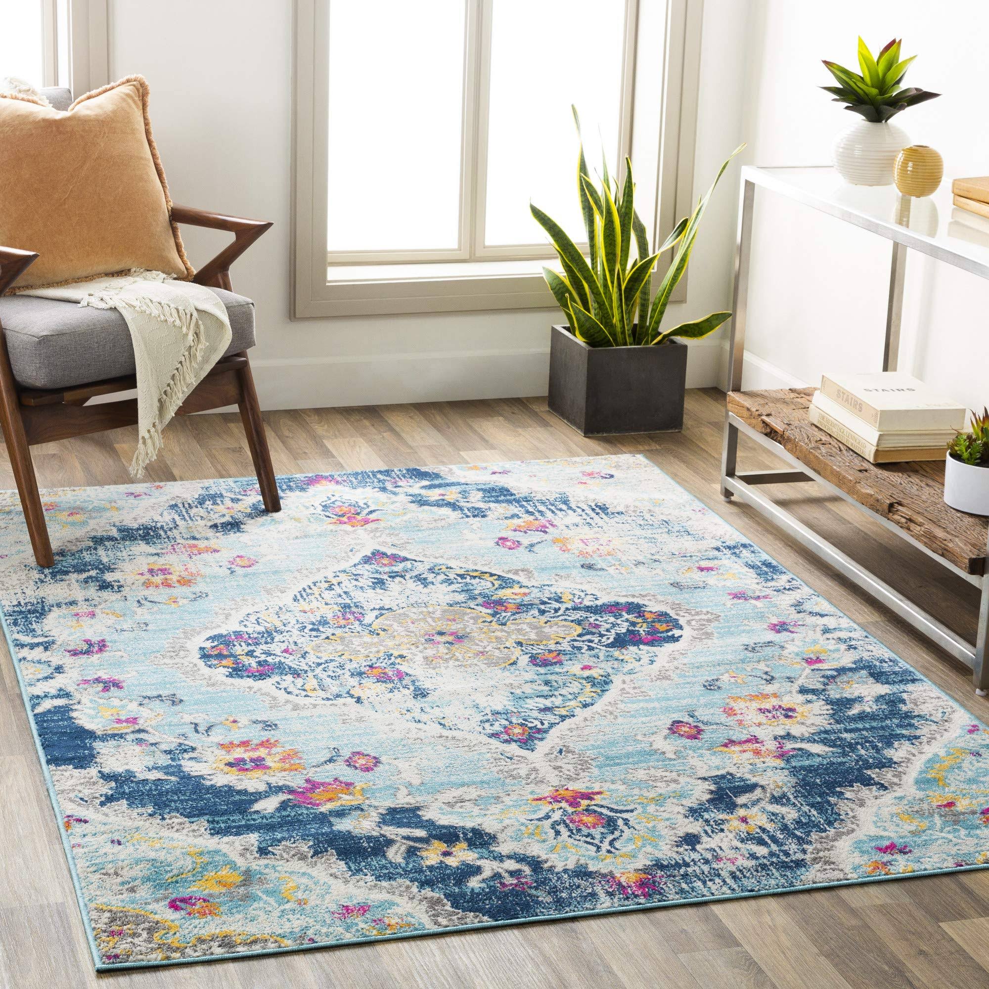 Artistic Weavers Antioch Blue Area Rug, 2'FTMOPM_PHZ9 Artistic Weavers Antioch Blue Area Rug, 2'FTMOPM_PHZ9