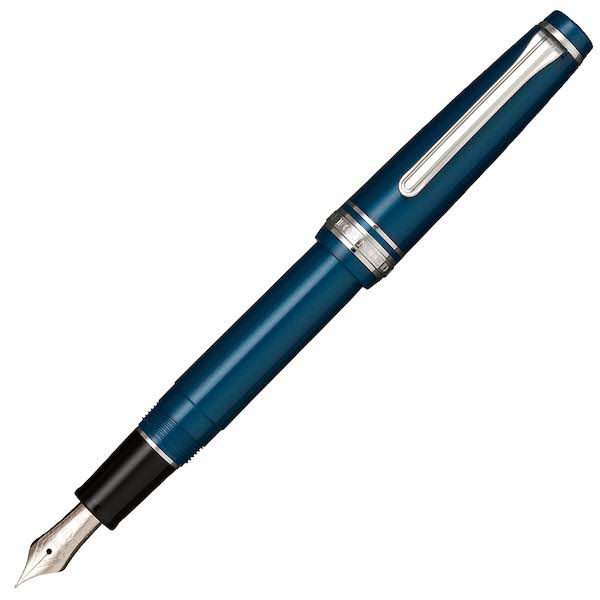 Sailor Professional Gear Slim Silver Fountain Pen, Metallic R4R86P_YOEB