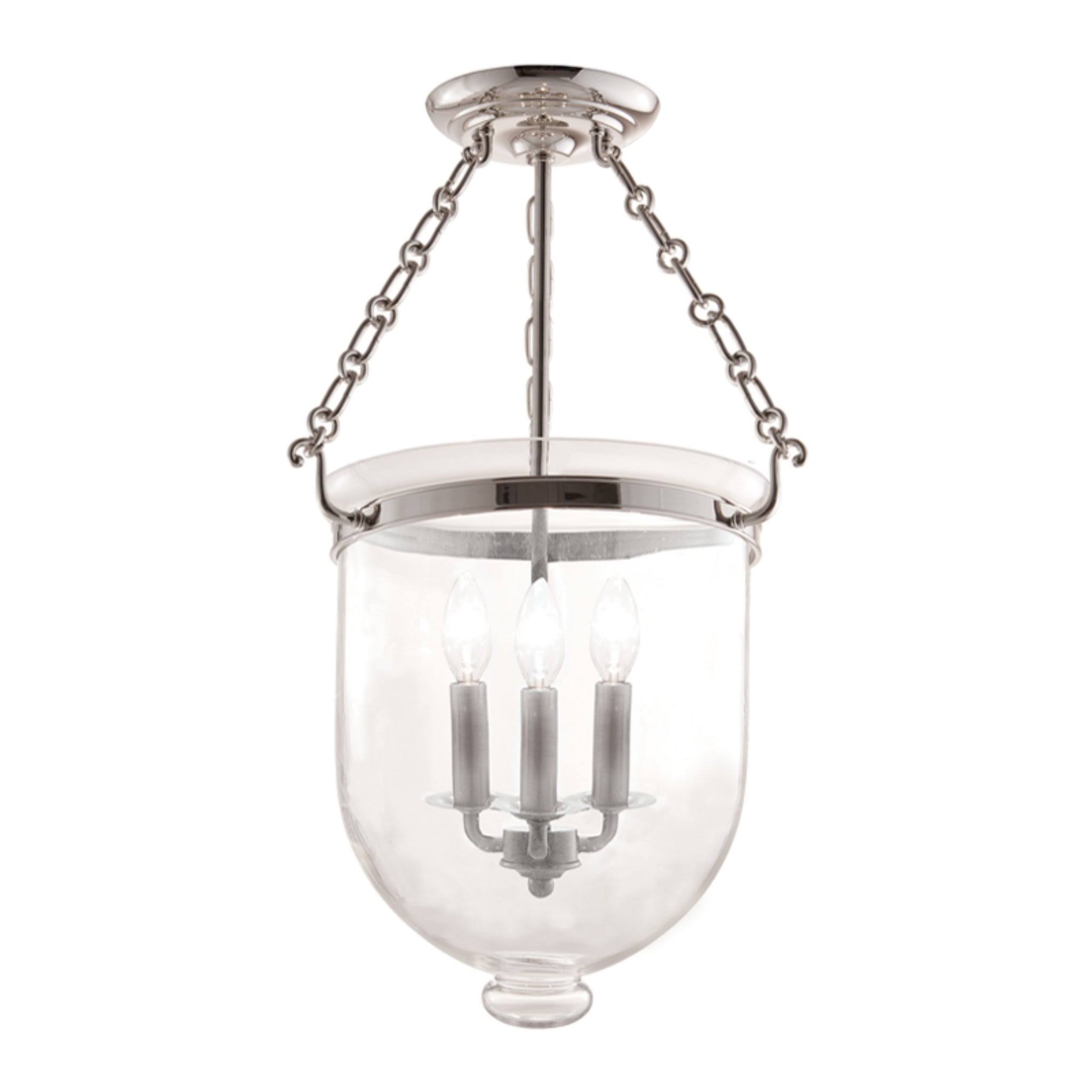 Hudson Valley 253-PN-C1 Hampton 3 Light Semi Flush - Polished CYXL2R_YZBV