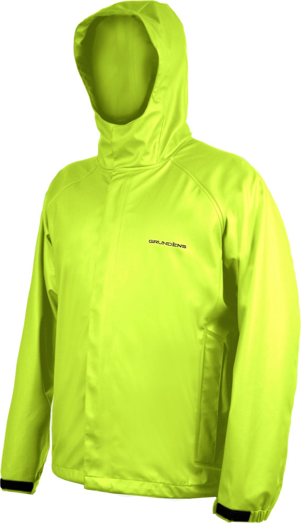 Grundens Weather Watch Hooded Jacket 4XL / Hi Vis E36FA1_OC8D Grundens Weather Watch Hooded Jacket 4XL / Hi Vis E36FA1_OC8D