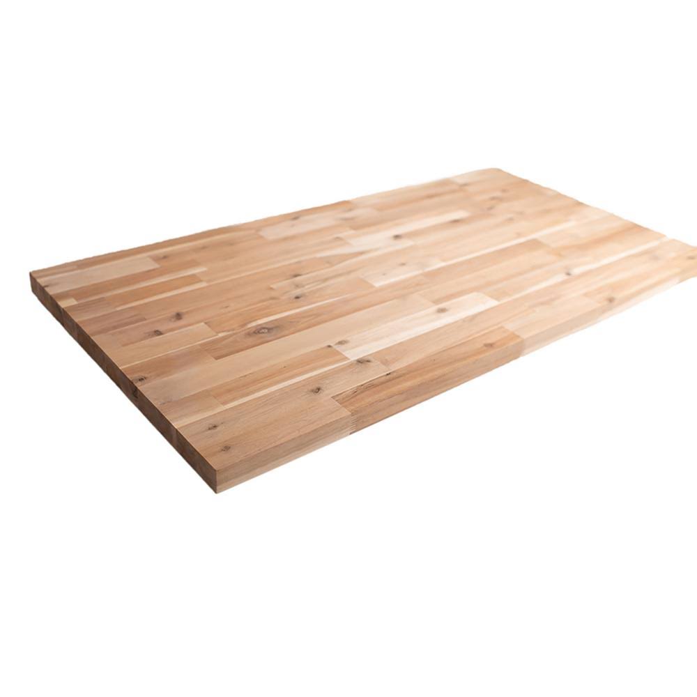 Hardwood Reflections Unfinished Acacia 10 ft. L x 25 in. D x 1.5 in. T Butcher Block EO6OKS_LTWP