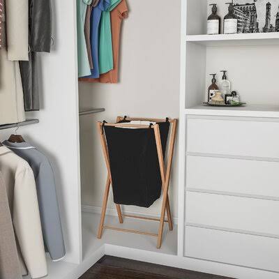 Bamboo Laundry Hamper Dotted KV8F0P_GCAL Bamboo Laundry Hamper Dotted KV8F0P_GCAL