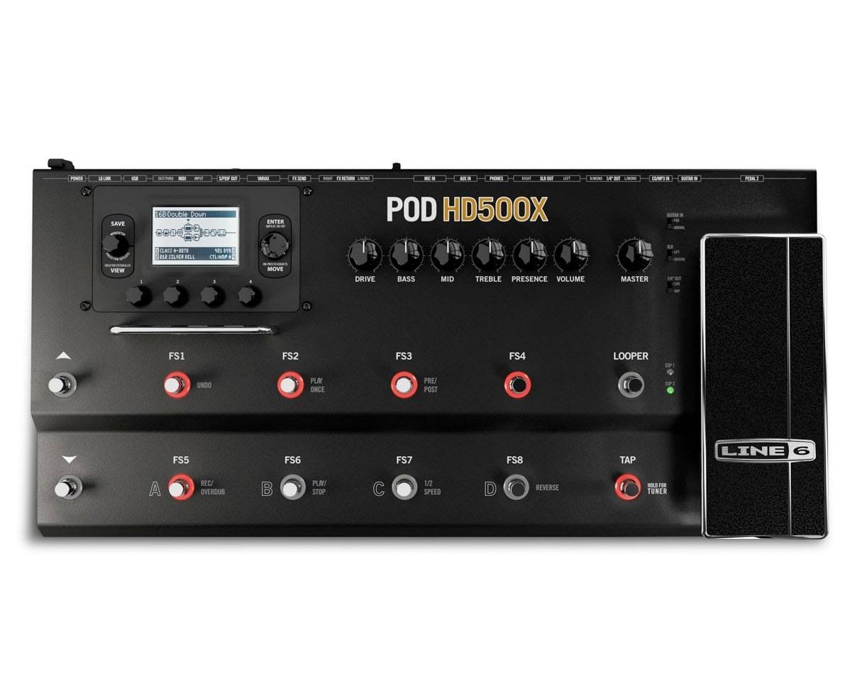 Line 6 Pod HD500X Guitar Multi-Effects TTTV6W_RYFR Line 6 Pod HD500X Guitar Multi-Effects TTTV6W_RYFR