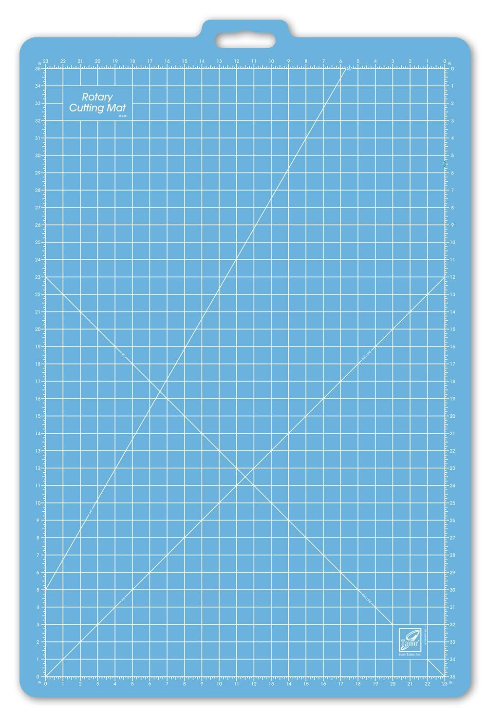 June Tailor Gridded Rotary Mat with Handle E3LLMZ_CNOL June Tailor Gridded Rotary Mat with Handle E3LLMZ_CNOL