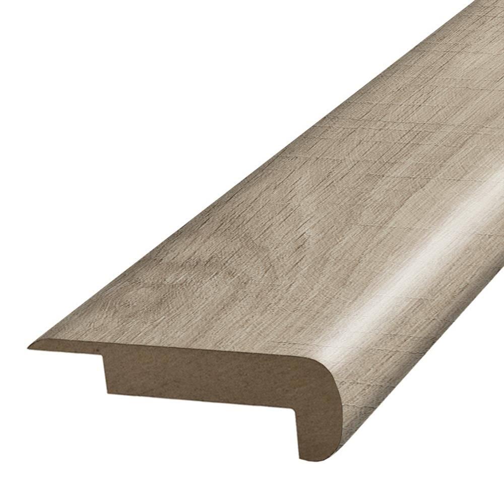 SimpleSolutions 2.37-in x 78.7-in Waterfall Oak Prefinished Stair Nosing in Gray | XVEV8S_9FUJ SimpleSolutions 2.37-in x 78.7-in Waterfall Oak Prefinished Stair Nosing in Gray | XVEV8S_9FUJ