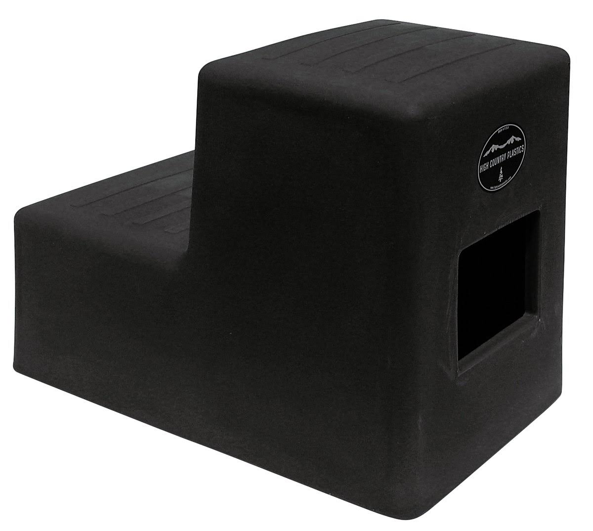 High Country Plastics 2-Step Horse Mounting Block with Storage, HXLRBL_AH1Z High Country Plastics 2-Step Horse Mounting Block with Storage, HXLRBL_AH1Z
