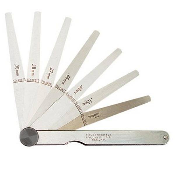 Starrett 172MBT Thickness Gage 0.04-0.30mm 9 LD05WR_STFZ