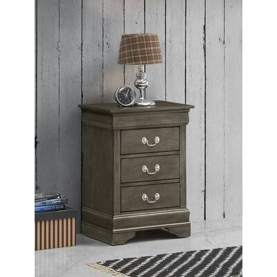 Emst 3 - Drawer Nightstand Alcott Hill Color LORY4B_DKL4 Emst 3 - Drawer Nightstand Alcott Hill Color LORY4B_DKL4