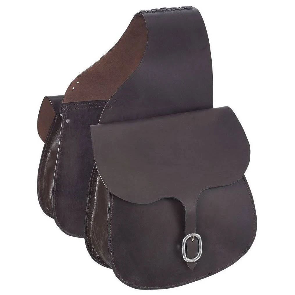 Tough 1 Leather Saddle Bag, Dark MSZIY2_HLT5 Tough 1 Leather Saddle Bag, Dark MSZIY2_HLT5