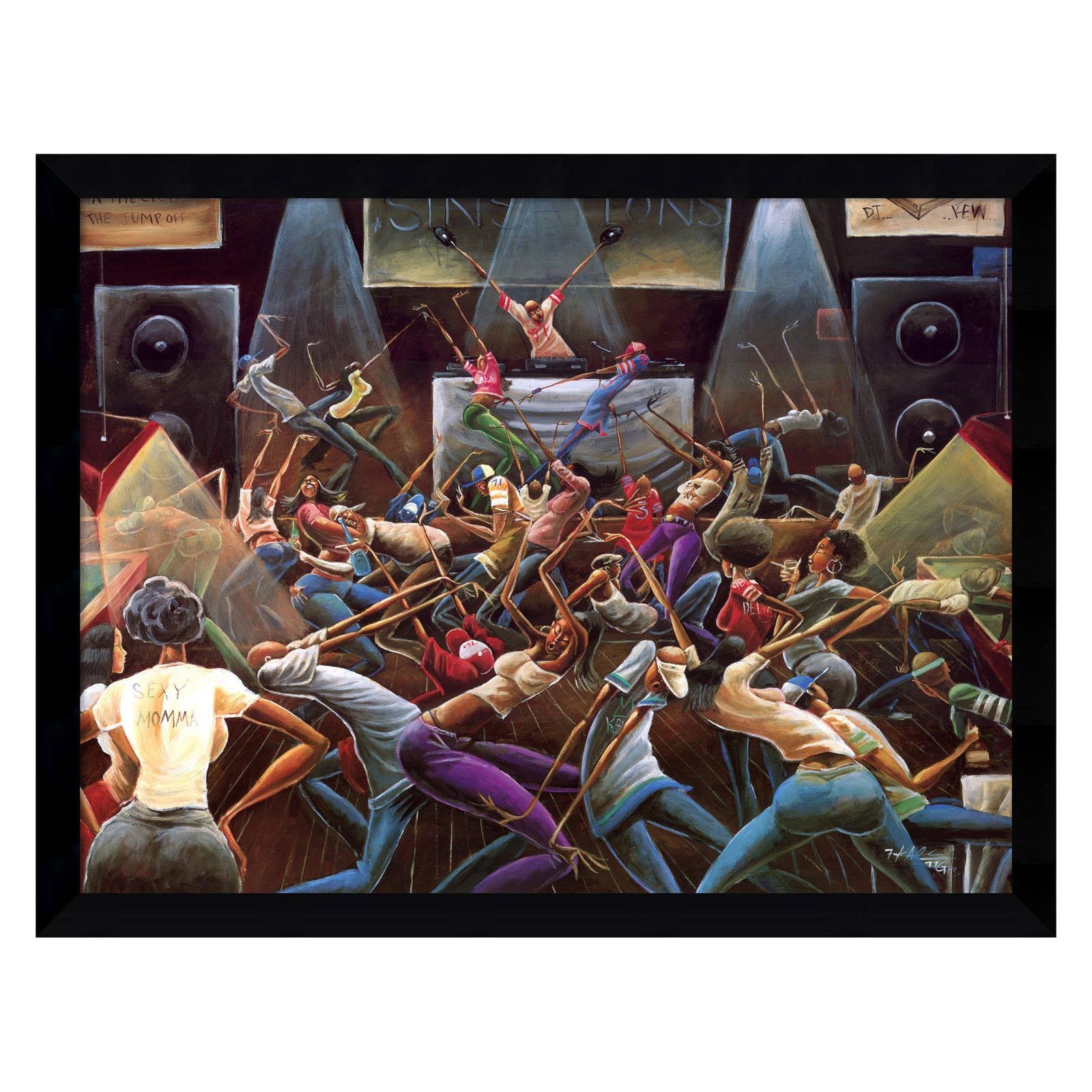 Amanti Art Jump Off Framed Art NIITXF_BWJK Amanti Art Jump Off Framed Art NIITXF_BWJK
