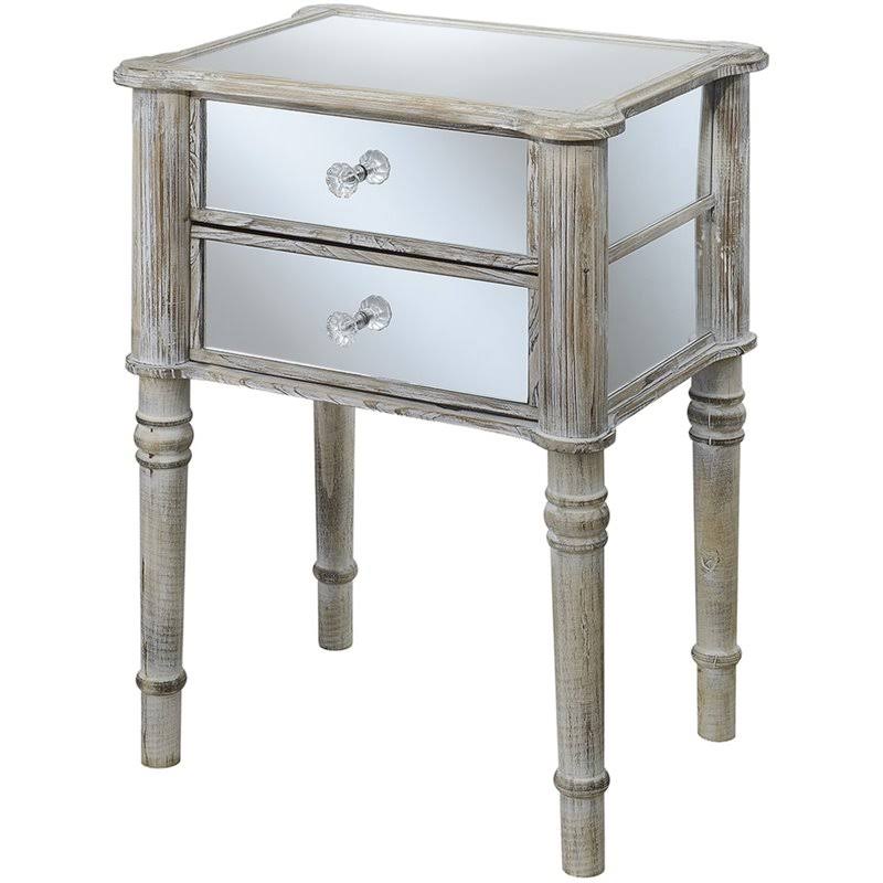 Convenience Concepts Gold Coast Mayfair End Table, Weathered 6CNCEJ_KWHB Convenience Concepts Gold Coast Mayfair End Table, Weathered 6CNCEJ_KWHB