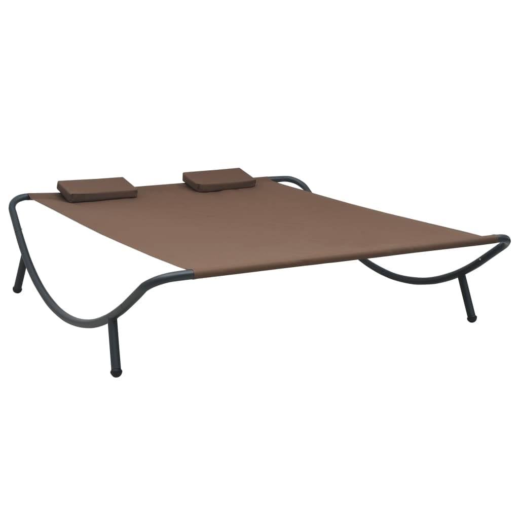 vidaXL Outdoor Lounge Bed Fabric LR0EQ7_FISX vidaXL Outdoor Lounge Bed Fabric LR0EQ7_FISX