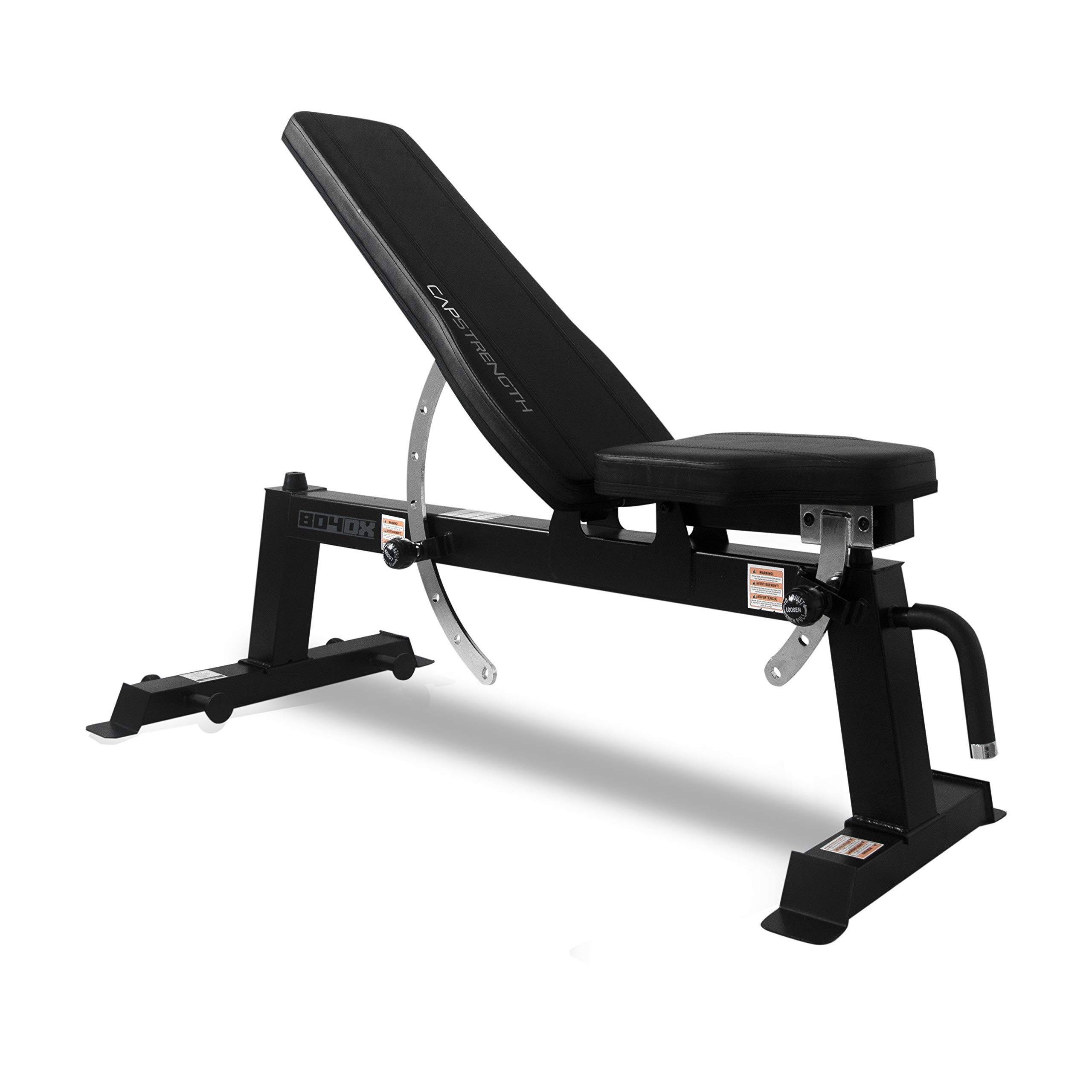 Cap Barbell Deluxe Utility Weight Bench, Black (fm-cs804dx-bk) 8TXHCU_ZGH6 Cap Barbell Deluxe Utility Weight Bench, Black (fm-cs804dx-bk) 8TXHCU_ZGH6