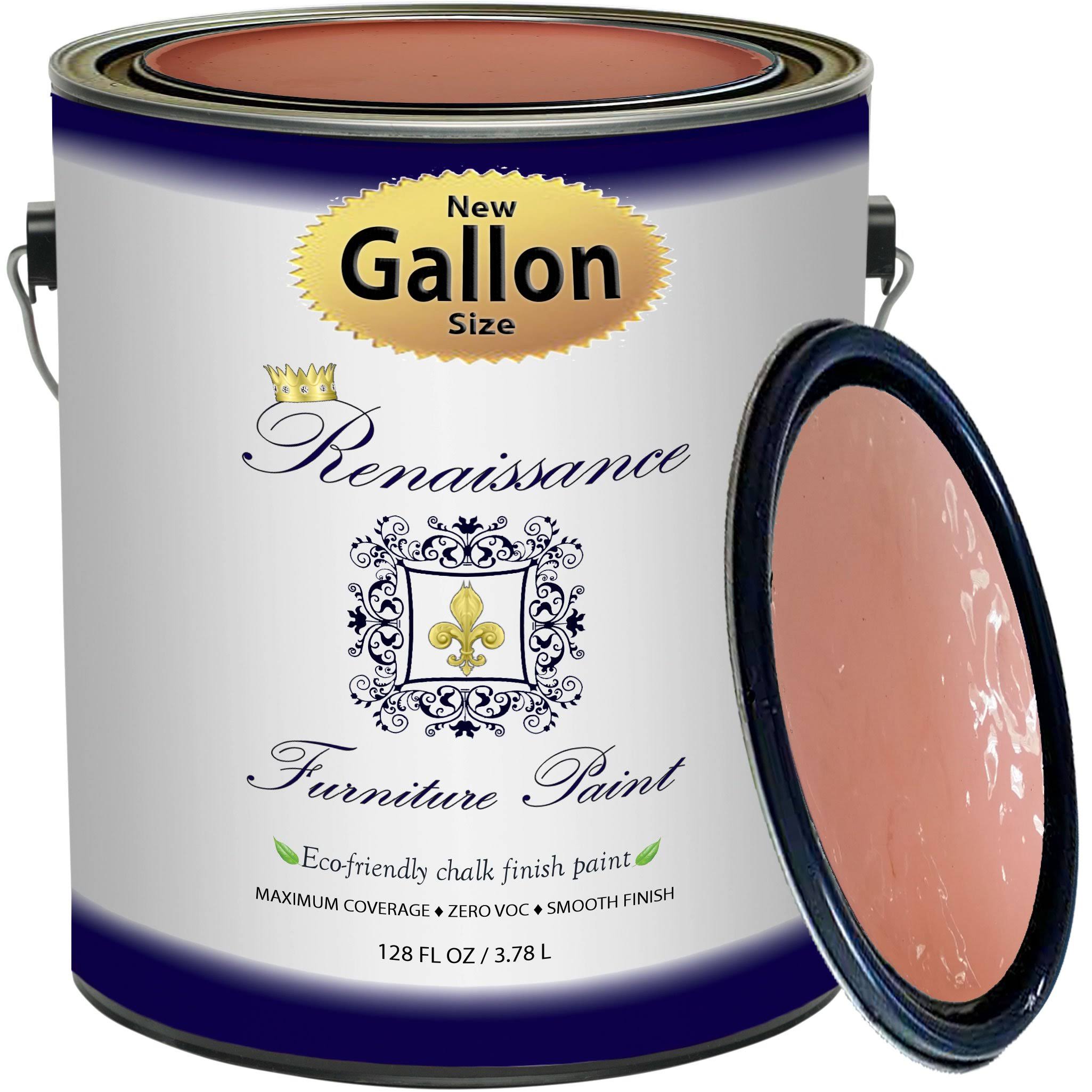 Renaissance Chalk Finish Paint - 1 Gallon - Chalk Furniture Cabinet Paint - Non Toxic, Eco-Friendly, Superior Coverage - AYHXLO_SRRW Renaissance Chalk Finish Paint - 1 Gallon - Chalk Furniture Cabinet Paint - Non Toxic, Eco-Friendly, Superior Coverage - AYHXLO_SRRW