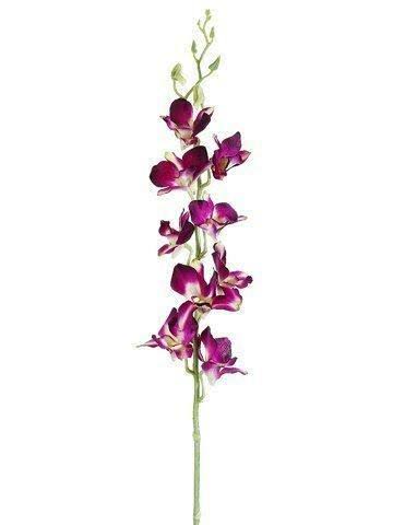Dendrobium Silk Orchid Spray in Fuchsia Purple - 35.TTZPZL_CPT7