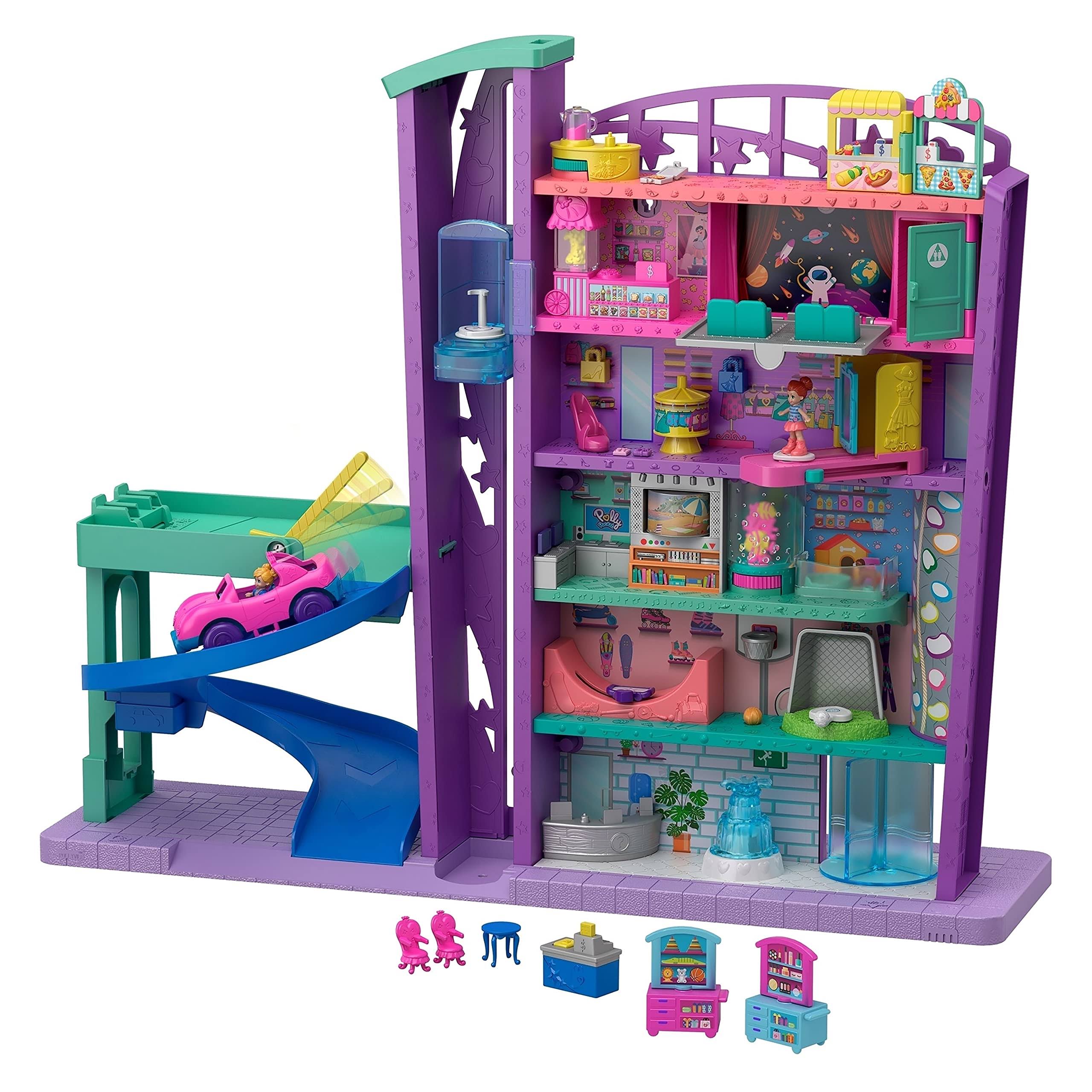 Polly Pocket Pollyville Mega Mall Super Pack ( Exclusive) 1YZUXB_HMWK Polly Pocket Pollyville Mega Mall Super Pack ( Exclusive) 1YZUXB_HMWK
