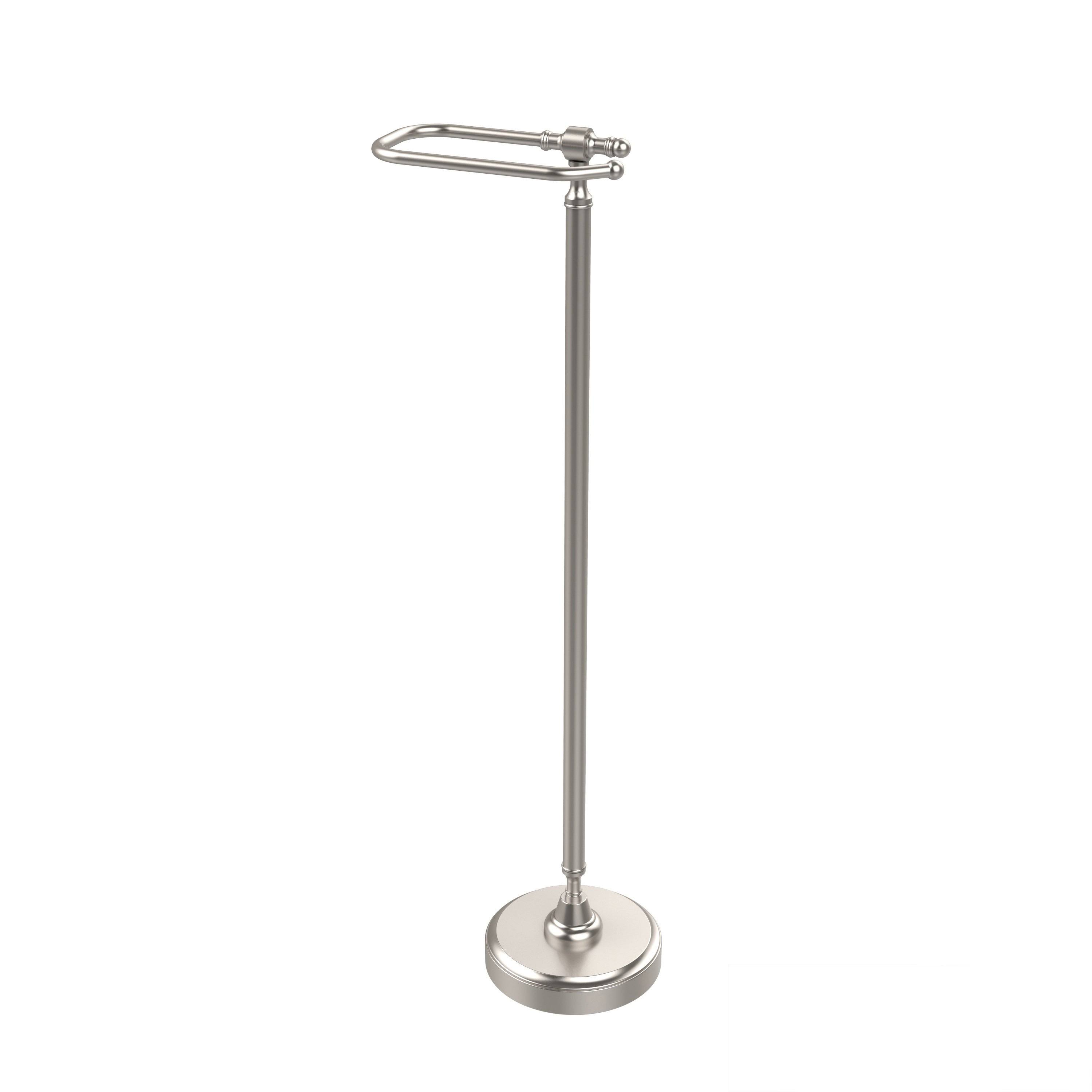 Allied Brass RWM-5-PNI Retro Wave Collection Free Standing Toilet Tissue Holder Polished SJSTBQ_1XAX Allied Brass RWM-5-PNI Retro Wave Collection Free Standing Toilet Tissue Holder Polished SJSTBQ_1XAX