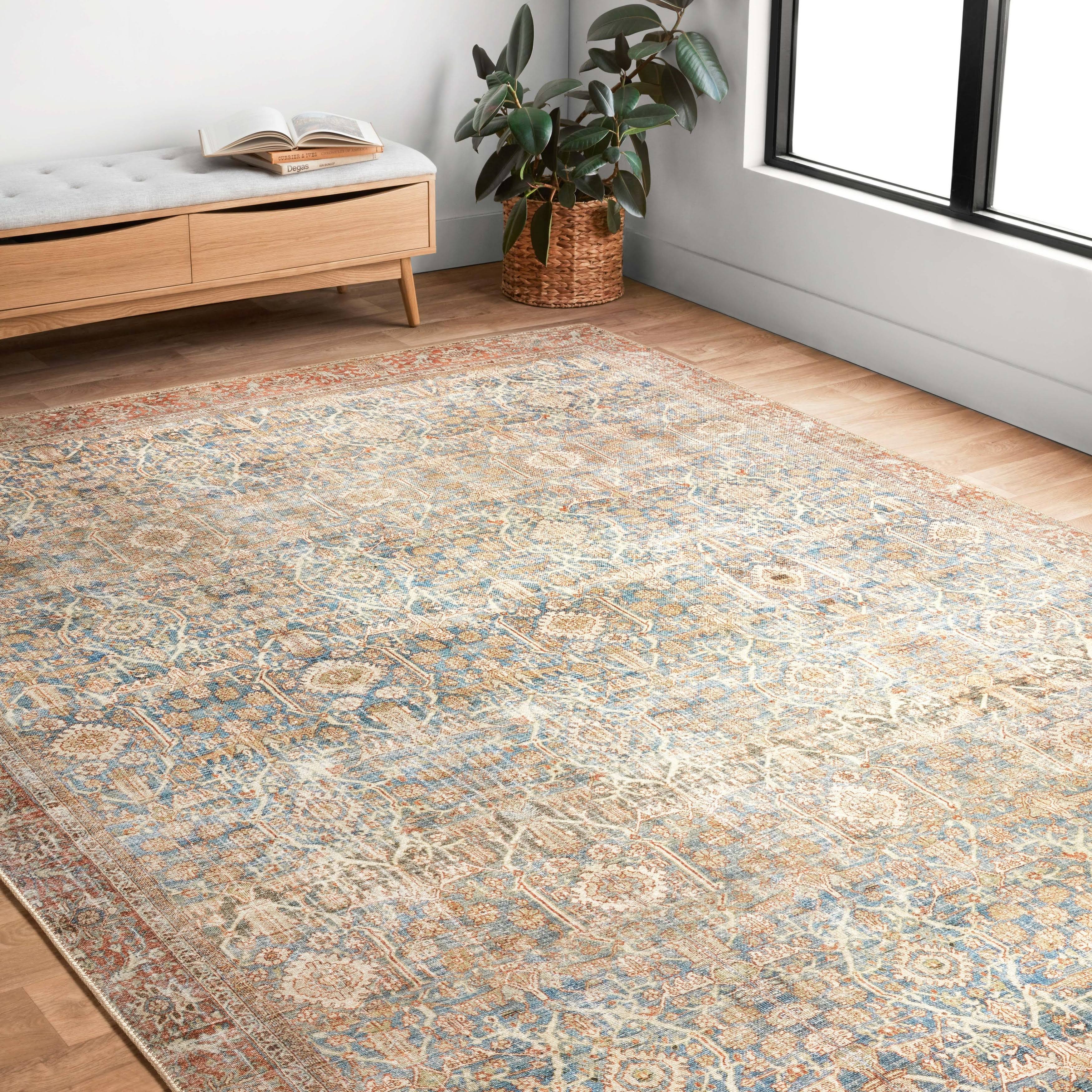 Alexander Home Victoria Bohemian Sky Printed Vintage Area Rug - 7'-SS2YXX_9AAU Alexander Home Victoria Bohemian Sky Printed Vintage Area Rug - 7'-SS2YXX_9AAU