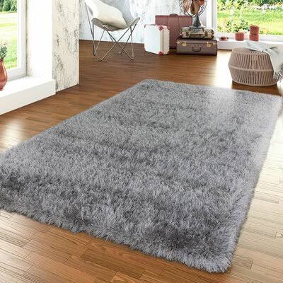 Gena Shag Gray Area Rug Mercer41 Rug Size Rectangle 6'YNDMY3_GWWJ Gena Shag Gray Area Rug Mercer41 Rug Size Rectangle 6'YNDMY3_GWWJ