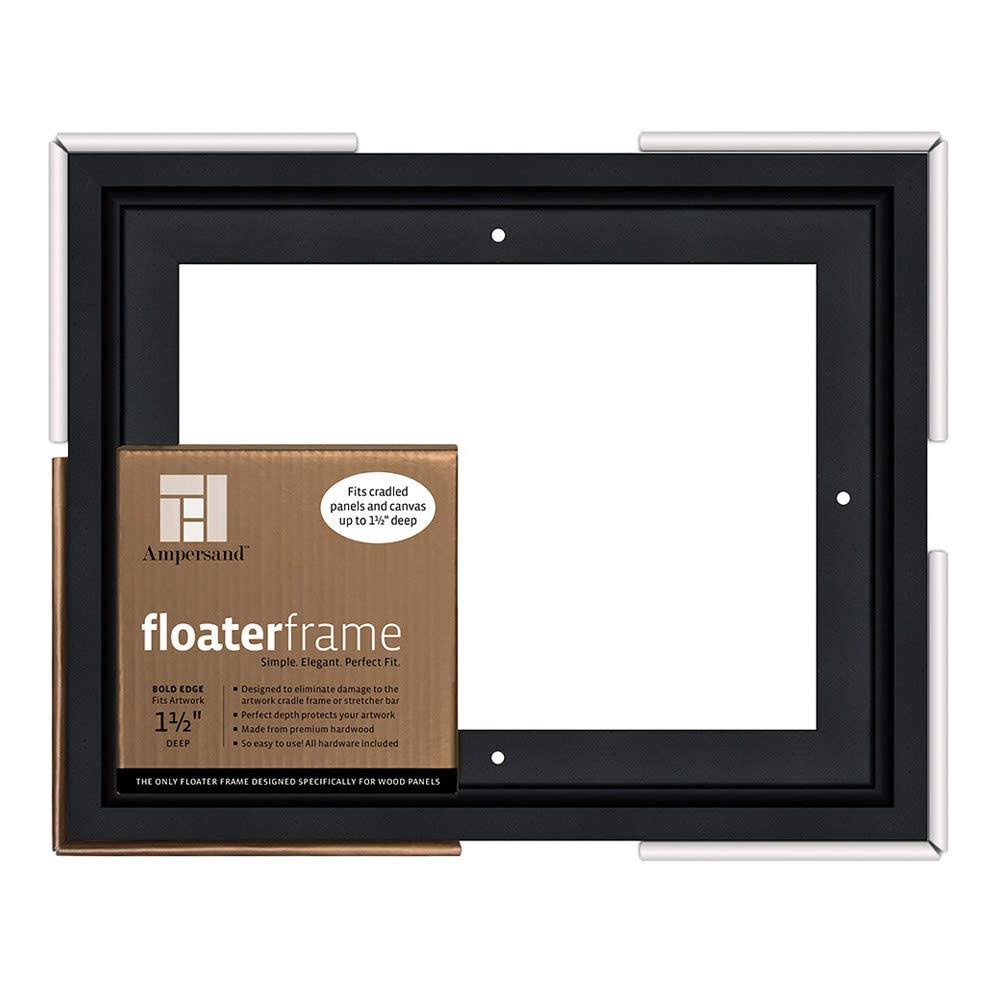 Ampersand Art Supply FBOLD150810B Floater Frame Bold 1.5in Black 4D2GQX_YVG2 Ampersand Art Supply FBOLD150810B Floater Frame Bold 1.5in Black 4D2GQX_YVG2