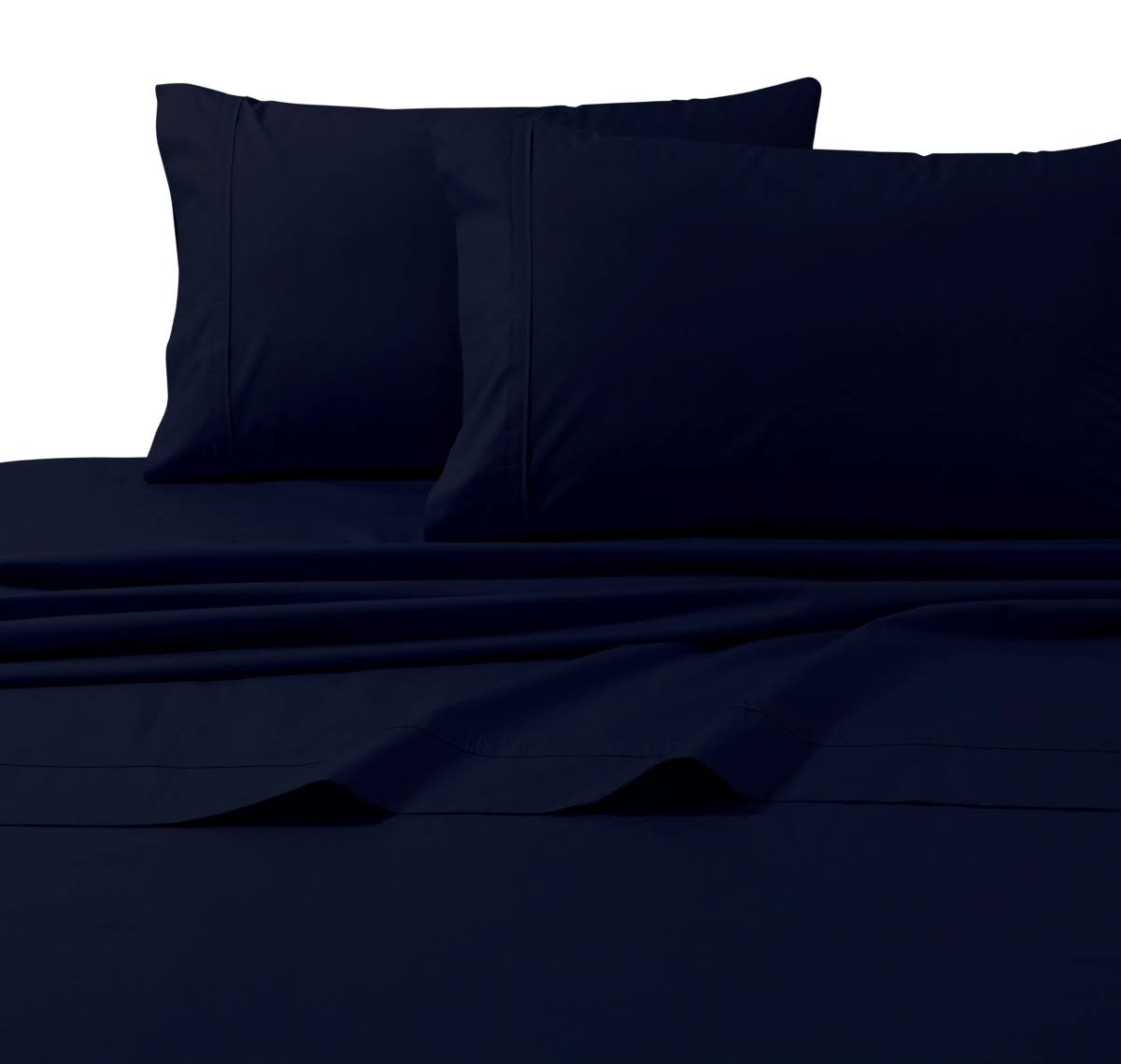 Tribeca Living Dark Blue Percale Extra Deep Pocket Sheet P25EGN_7AIZ