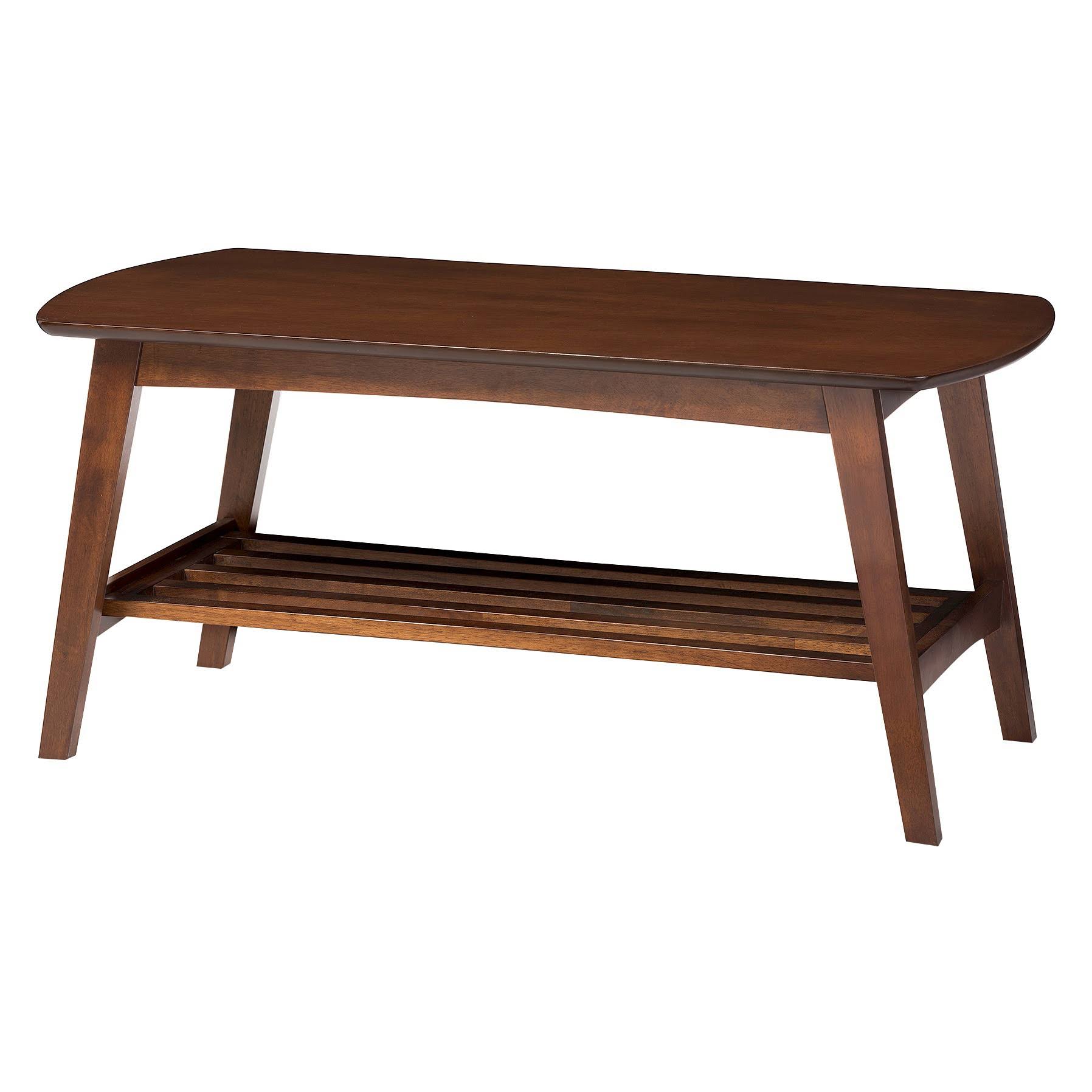 Baxton Studio Sacramento Mid-Century Modern Scandinavian Style Coffee Table Dark UZWDP7_P9LB Baxton Studio Sacramento Mid-Century Modern Scandinavian Style Coffee Table Dark UZWDP7_P9LB