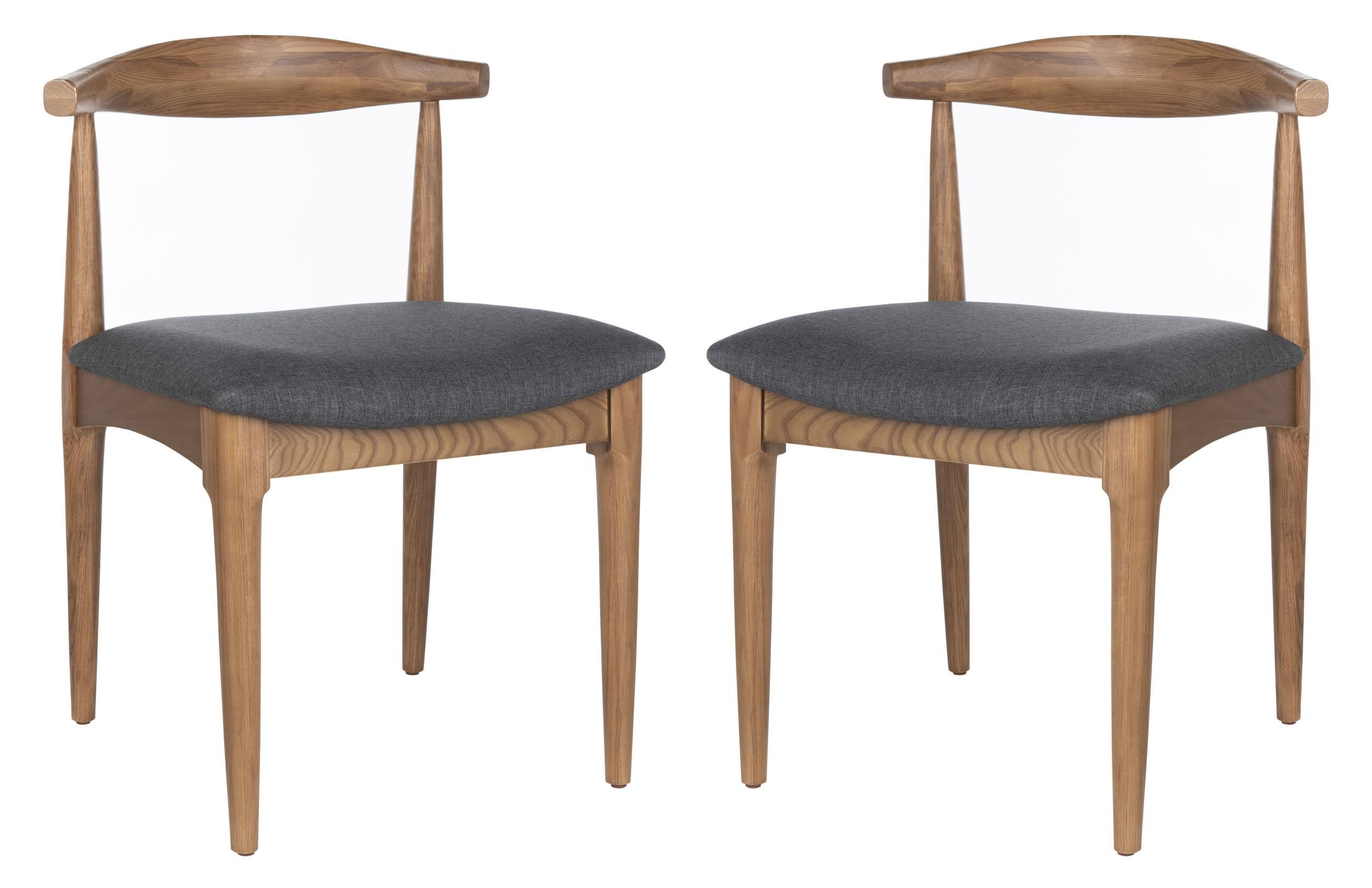 Safavieh Lionel Retro Dining Chair, Set of 2 - Brown Dark HFER8I_9W3A Safavieh Lionel Retro Dining Chair, Set of 2 - Brown Dark HFER8I_9W3A