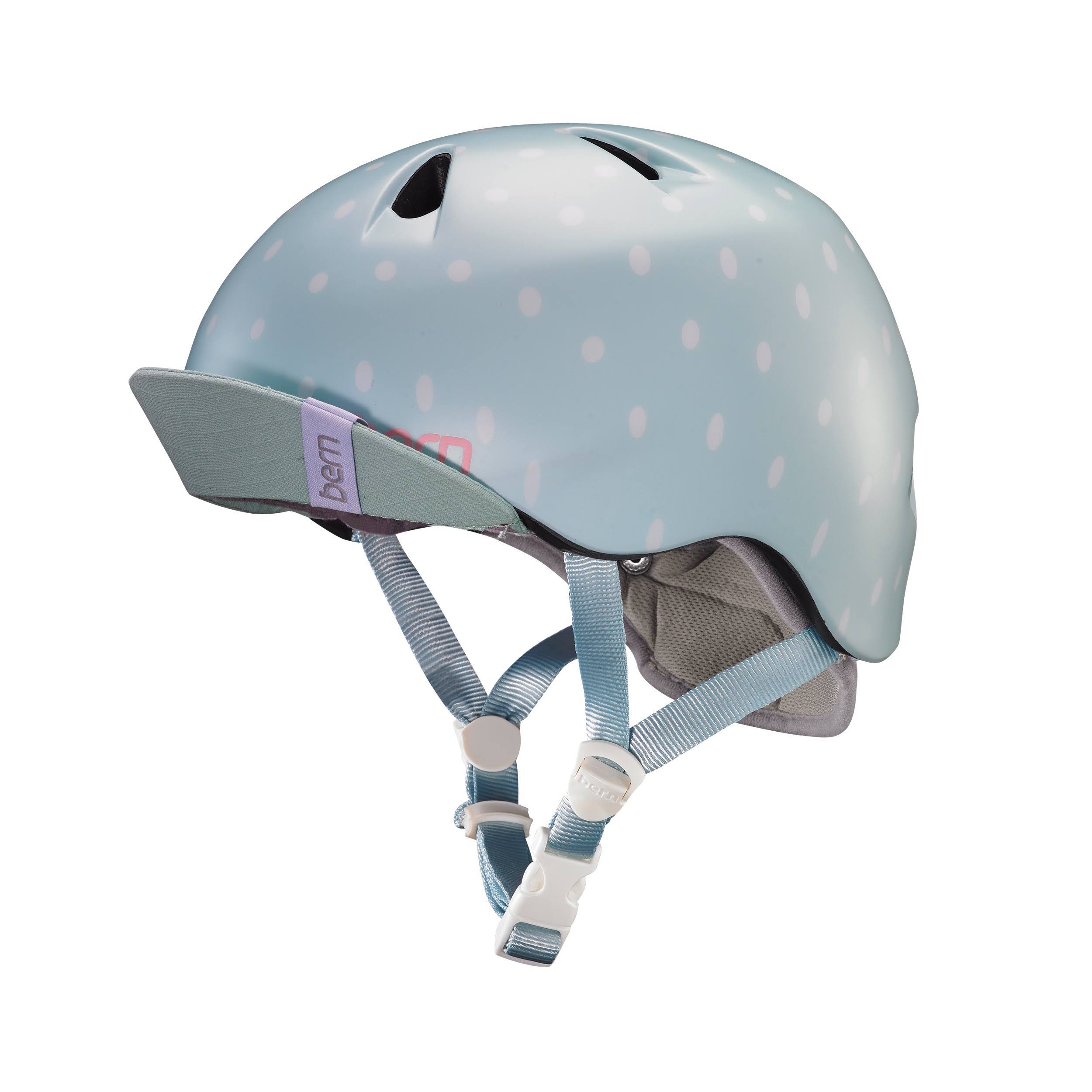 Bern Nina Helmet, Satin Seaglass Polka Dot, TVVDCF_AONG