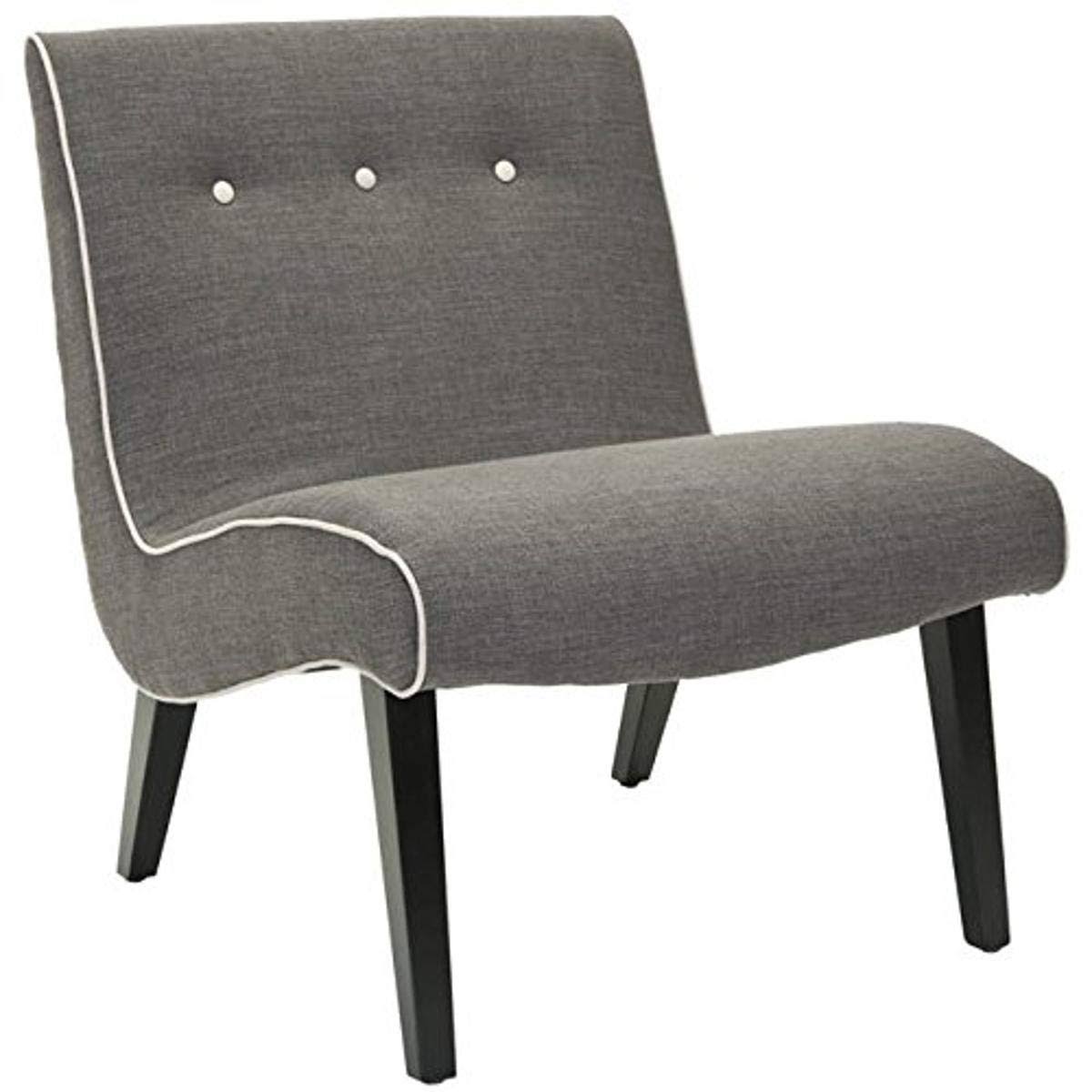 Safavieh Mercer Collection Owen Mid-Century Modern Charcoal Lounge KVS4X5_IMJI Safavieh Mercer Collection Owen Mid-Century Modern Charcoal Lounge KVS4X5_IMJI