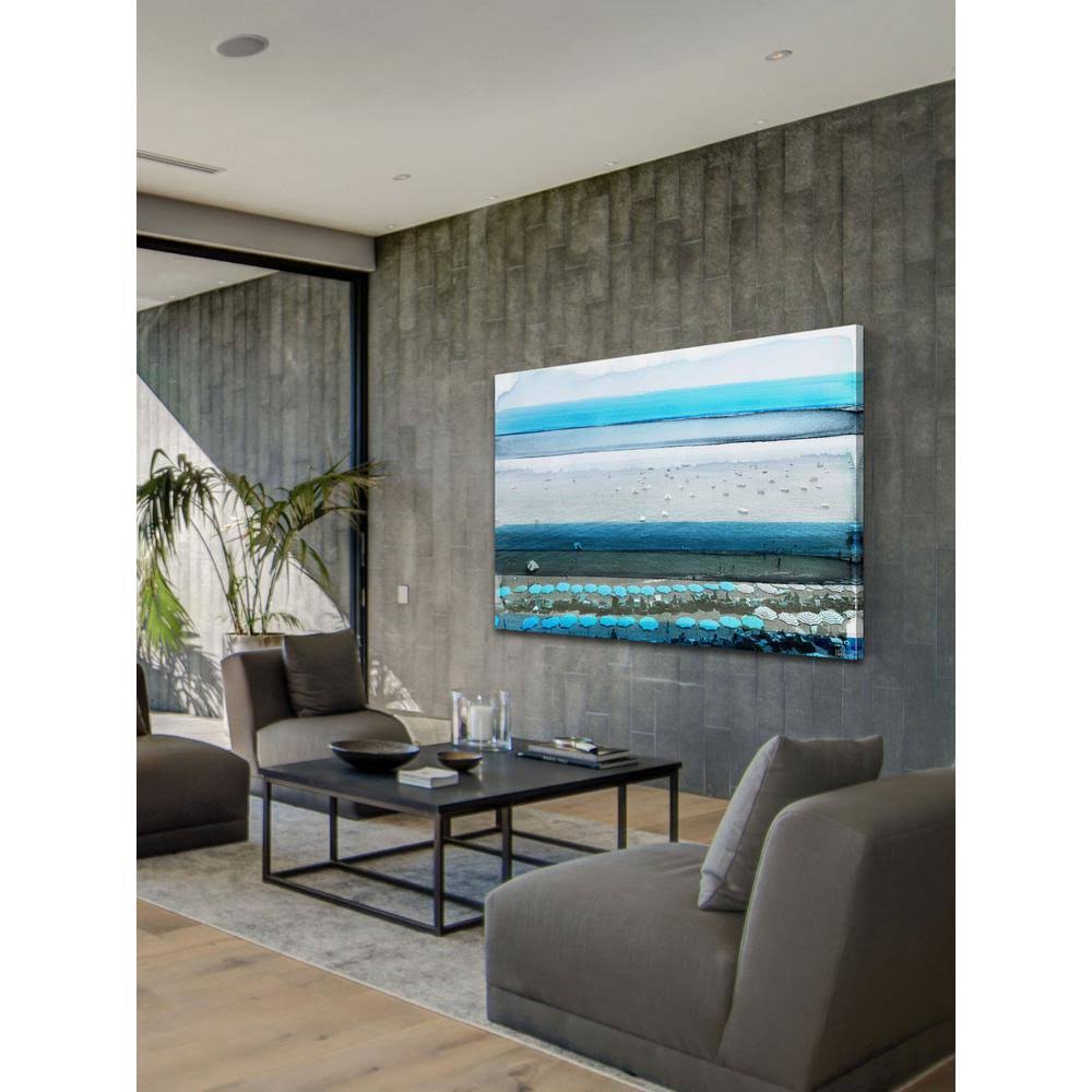 Parvez Michel 16 in. H x 24 in. W Spiagga by Parvez Taj Printed Canvas Wall Art, Multi-XVTMKY_0AZT