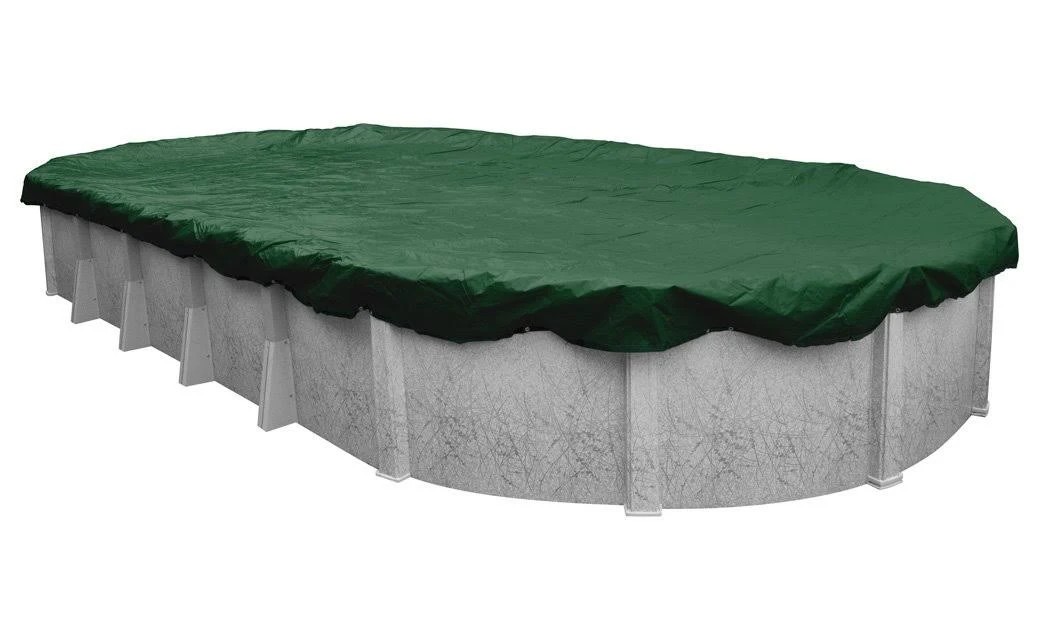 Pool Mate Forest Green Oval Above-Ground Swimming Pool Winter VSDEMK_L6AL