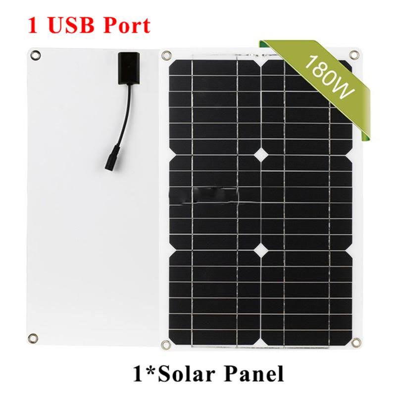 (180W 12V) Protable Solar Panel Kit 1/2 USB Port with 20A LCD Display Solar, Charge Controller, Size K3WUGI_O8MD (180W 12V) Protable Solar Panel Kit 1/2 USB Port with 20A LCD Display Solar, Charge Controller, Size K3WUGI_O8MD