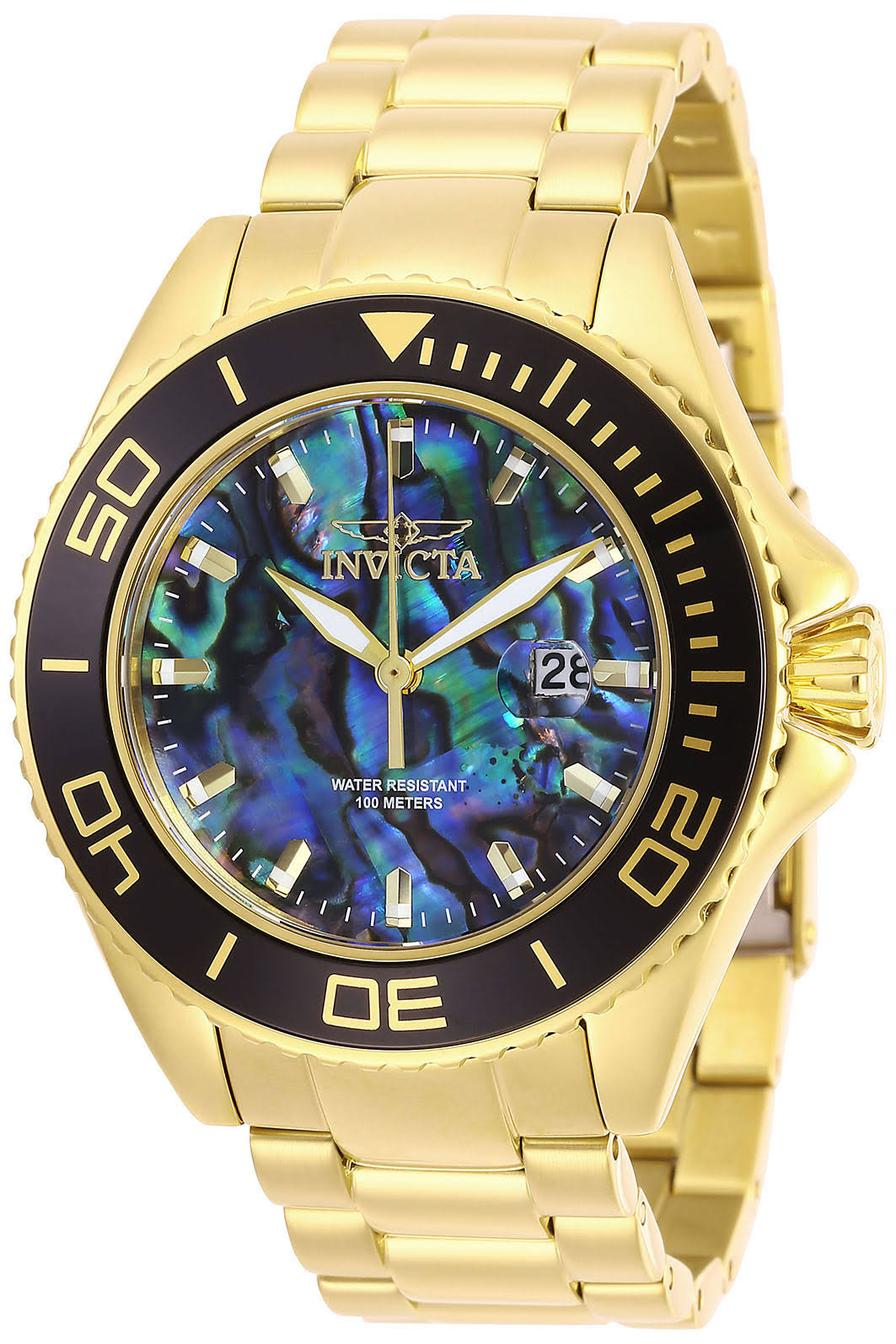Invicta Men's Pro Diver 28751 Gold S50FHK_QO6F