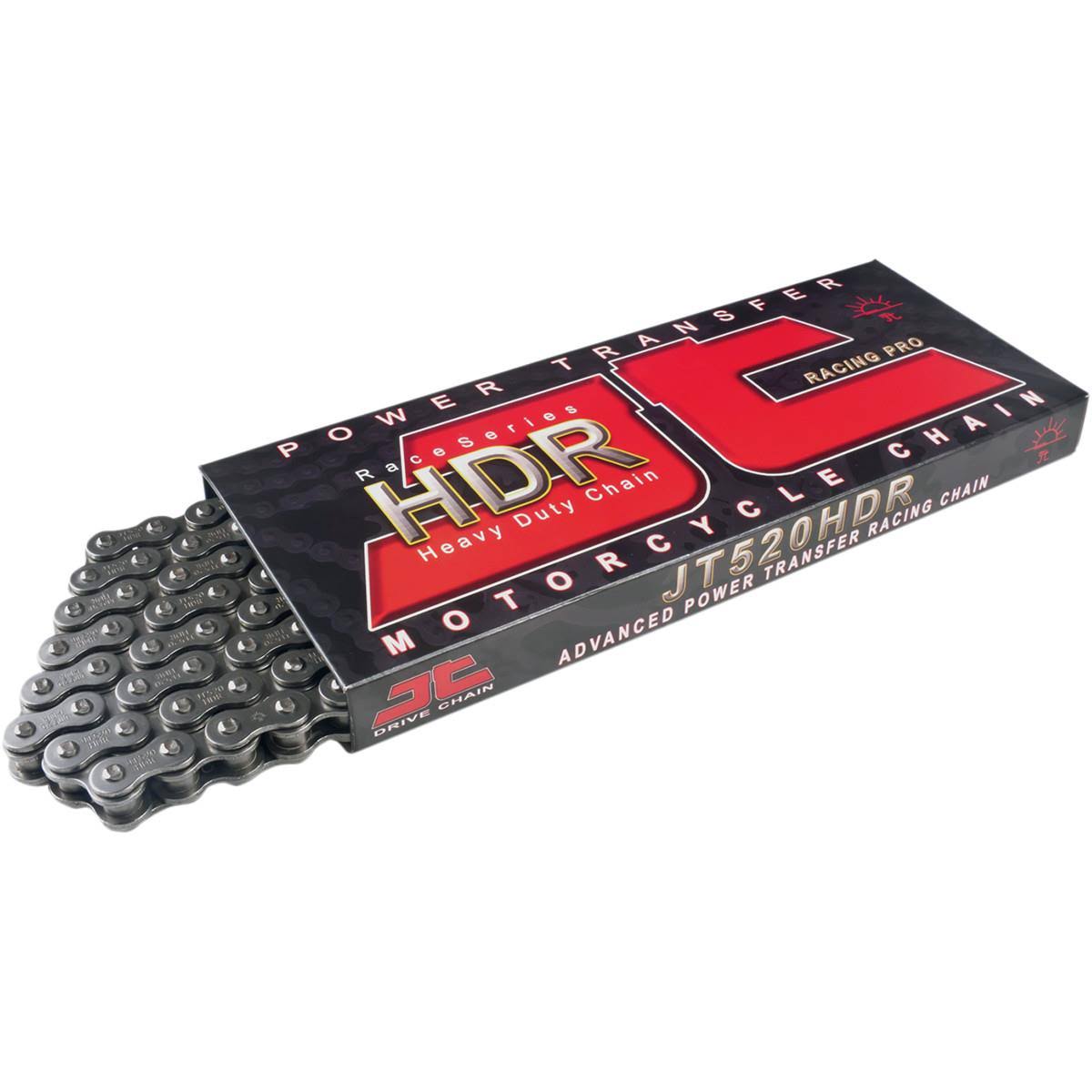 JT Drive Chain JTC520X1RGB124D 520 X1R Super Heavy Duty Expert Series X-Ring Sealed Drive Chain - 124 Links (Black) KMUNU0_XQLV