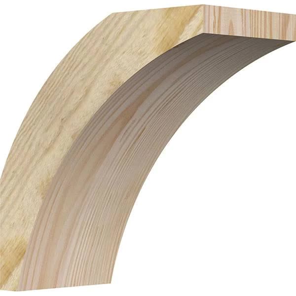 Ekena Millwork 4x22W x 8x22D x 8x22H Thorton Rough Sawn Brace, Douglas VCEXJX_LI40
